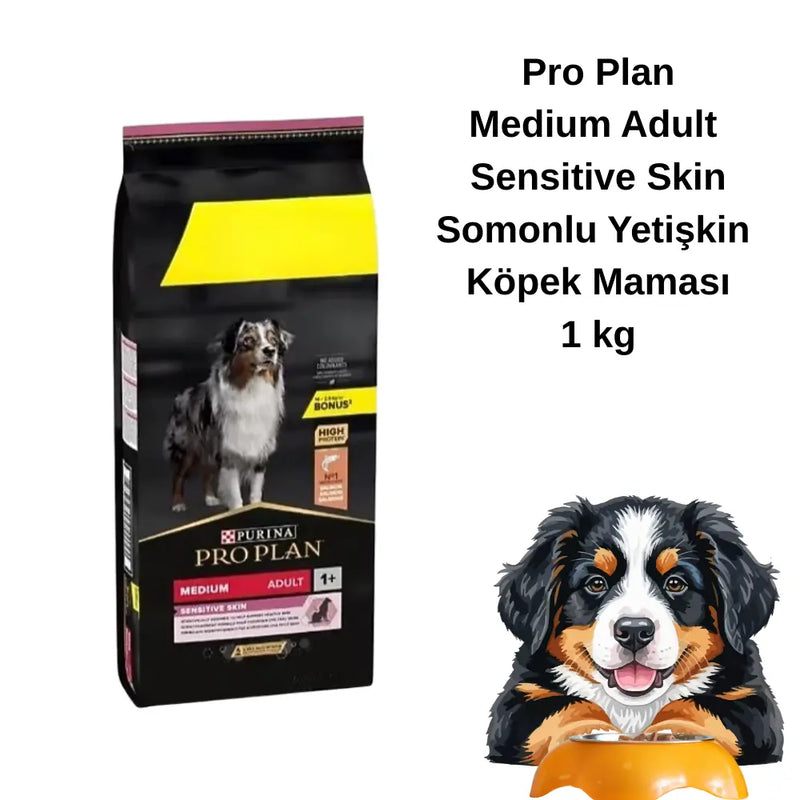 Pro Plan Medium Adult Hassas Ciltli Somonlu Köpek Maması 1 kg