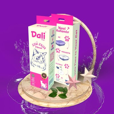Dalipet Elekli Kedi Kumu Filtresi 7'li Tek Kullanımlık