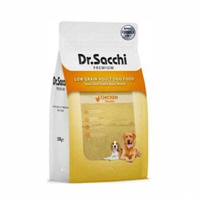 Dr. Sacchi Düşük Tahıllı Tavuklu Yetişkin Köpek Maması 1,5 kg
