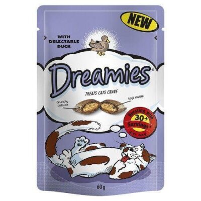 Dreamies Ördekli Dolgulu Kıtır Kedi Ödülü 60 gr