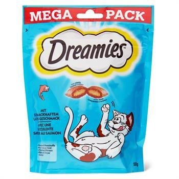 Dreamies İçi Dolgulu Somonlu Kıtır Kedi Ödülü 180 gr