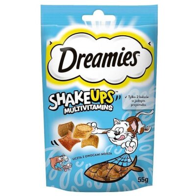 Dreamies Shake Ups Deniz Mahsullü Çıtır Kedi Ödülü 55 gr