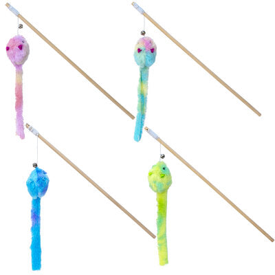 Eastland Ahşap Saplı Peluş Fareli Kedi Oltası 40 cm