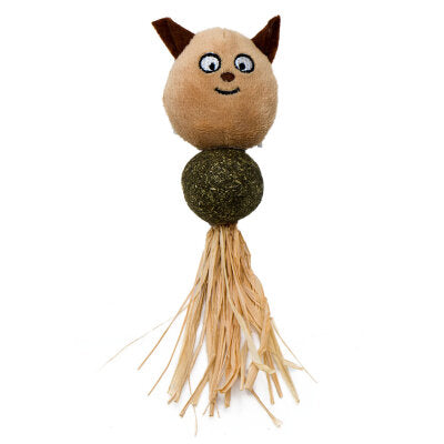 Eastland Kedi Otlu Peluş Ayıcık Kedi Oyuncağı 27 cm