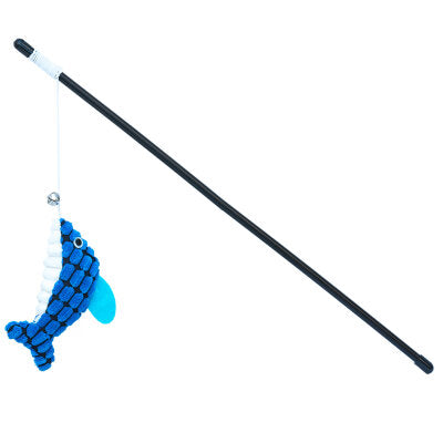 Eastland Catnipli Peluş Balık Uçlu Kedi Oltası 45 cm
