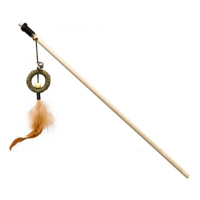 Eastland Catnipli Tüylü Halka Uçlu Kedi Oltası 40 cm