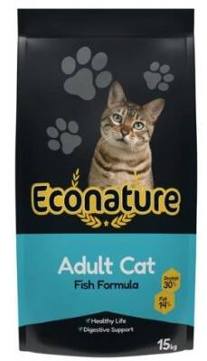 Econature Plus Balıklı Yetişkin Kedi Kuru Maması 15 kg