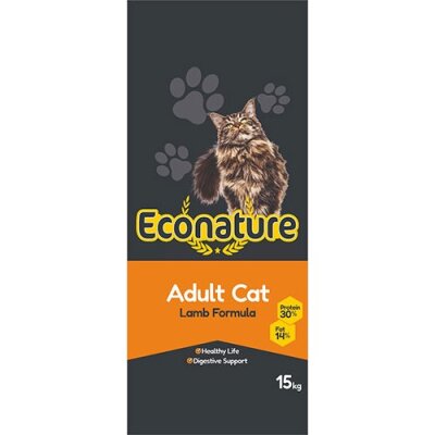 Econature Kuzu Etli Yetişkin Kedi Kuru Maması 15 kg