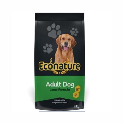 Econature Plus Kuzu Etli Yetişkin Köpek Maması 13 kg + 2 kg Bonus