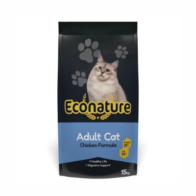 Econature Plus Tavuklu Yetişkin Kedi Maması 13,5 kg + 1,5 kg