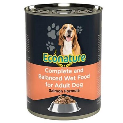 Econature Somonlu Yetişkin Köpek Yaş Maması 400 gr