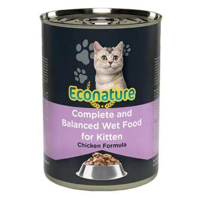 Tavuk Etli Soslu Tahılsız Yavru Kedi Konservesi 400 gr