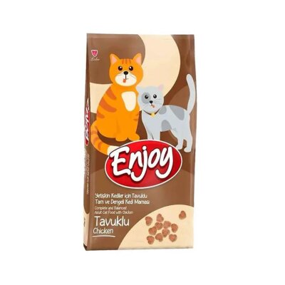 Enjoy Tavuklu Yetişkin Kedi Maması 15 kg
