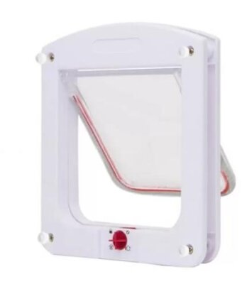 EuroCat 4 Yollu Mıknatıslı Kilitli Kedi Kapısı 22x20x3 cm