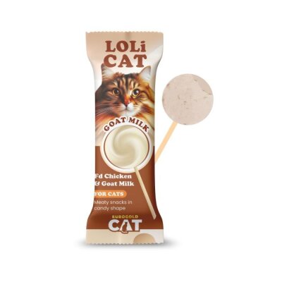 EuroGold LoliCat Keçi Sütlü Lolipop Kedi Ödülü 15'li