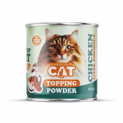 EuroGold Tavuk Ciğerli Mama Üstü Topping Tozu 60 gr