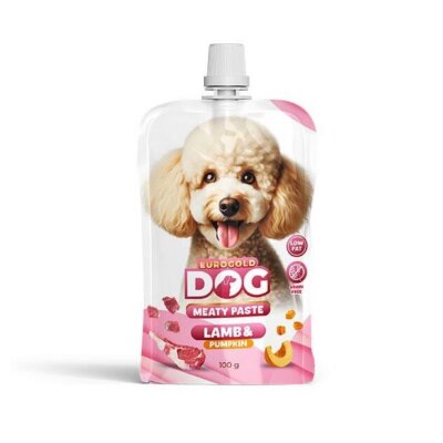 Eurogold Taze Kuzulu Balkabaklı Köpek Et Ezmesi Ödülü 90 gr