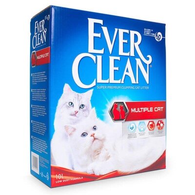 Ever Clean Multiple Cat Güçlü Koku Kontrollü Kedi Kumu 10 L