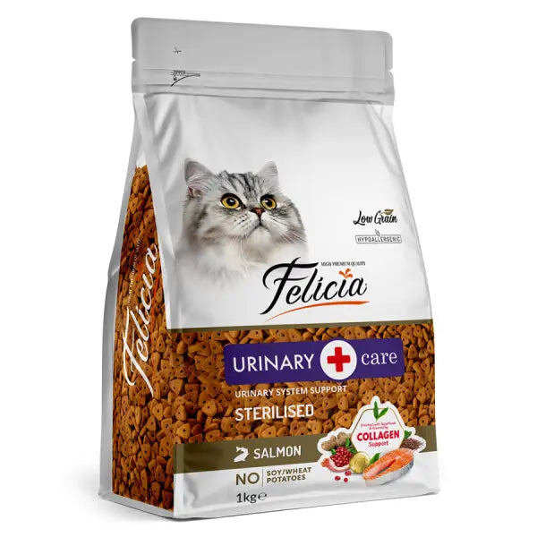 Felicia Kolajenli Somonlu Hipoalerjenik Kısır Kedi Maması 1 kg