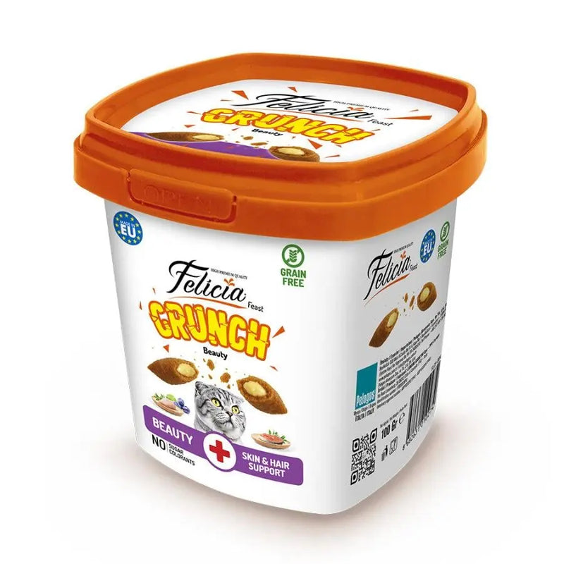 Felicia Beauty Tavuklu Somonlu Tüy Sağlığı Kedi Ödülü 100 gr