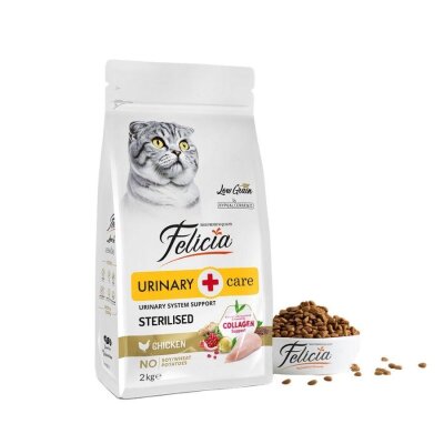 Felicia Düşük Tahıllı Tavuklu Kısırlaştırılmış Kedi Maması 2 kg