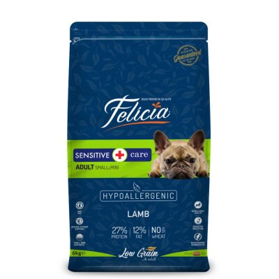 Felicia Düşük Tahıllı Kuzulu Küçük Irk Köpek Maması 6 kg (2x3 kg)