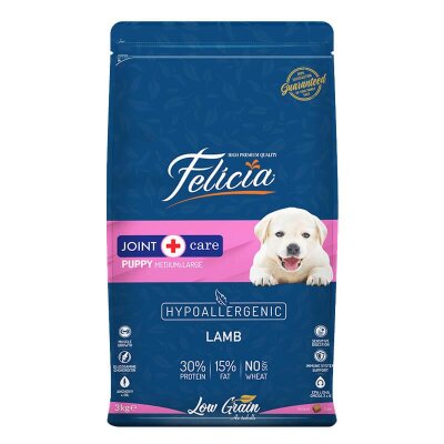 Felicia Kuzulu Orta ve Büyük Irk Yavru Köpek Maması 3 kg
