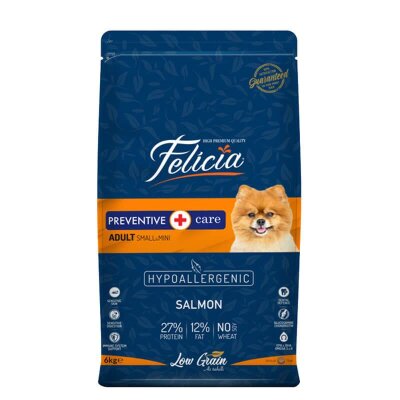 Felicia Hipoalerjenik Somonlu Küçük Irk Köpek Maması 6 kg
