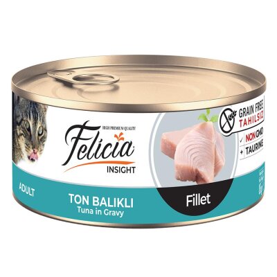 Felicia Tahılsız Parça Etli Ton Balıklı Kedi Konservesi 85 gr