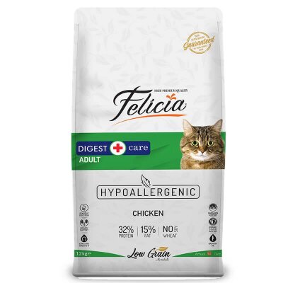 Yetişkin için Tavuk Hamsili Düşük Tahıllı 12 kg Kedi Maması