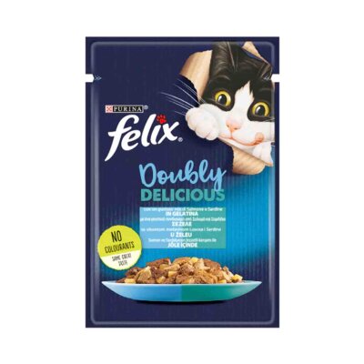 Felix Somonlu ve Sardalyalı Yetişkin Kedi Konservesi 85 gr