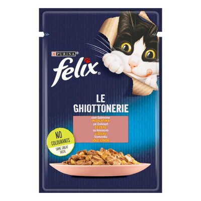 Yetişkin için Jöleli Somon Parçalı 85 gr Yaş Kedi Maması