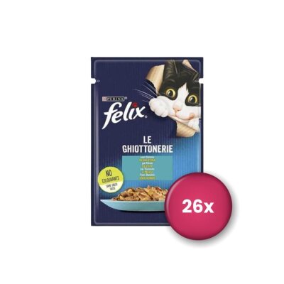 Felix Jöleli Ton Balıklı Yetişkin Kedi Konservesi 85 gr x 26