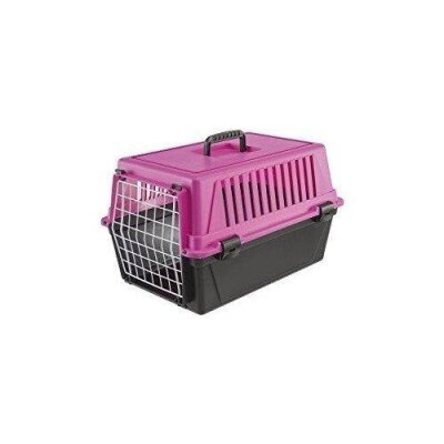 Ferplast Atlas 10 Sert Taşıma Kafesi (Kedi-Küçük Köpek, Fuşya)