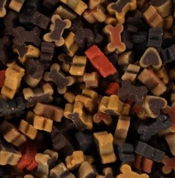 Flamingo Chew'n Kemik Şeklinde Karışık Köpek Ödülü 150 gr