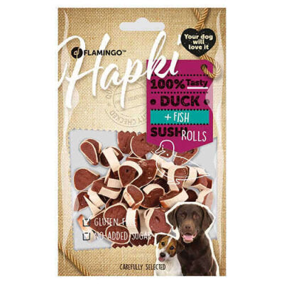 Flamingo Hapki Glutensiz Ördek Balıklı Köpek Ödülü 85 gr