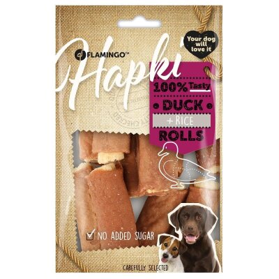 Flamingo Hapki Ördekli Glutensiz Rulo Köpek Ödülü 85 gr