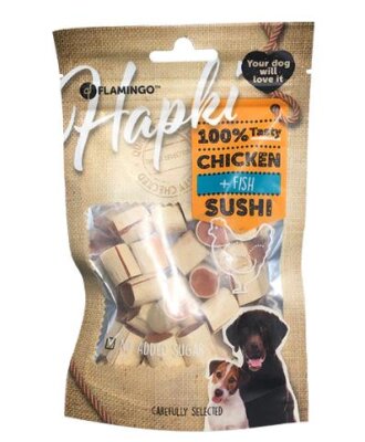Flamingo Hapki Tavuk ve Balıklı Glutensiz Suşi Köpek Ödülü 85 gr