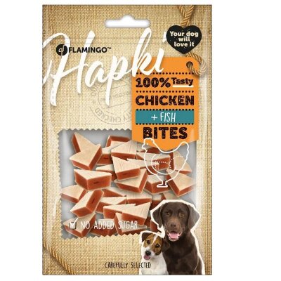 Flamingo Hapki Tavuklu ve Balıklı Sandviç Köpek Ödülü 85 gr