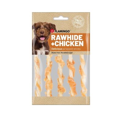 Flamingo Rhide Tavuk Sargılı Glutensiz Çiğneme Ödülü 65 gr