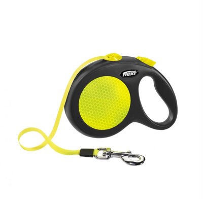 Flexi Neon 5 m Otomatik Şerit Köpek Tasması (Large)