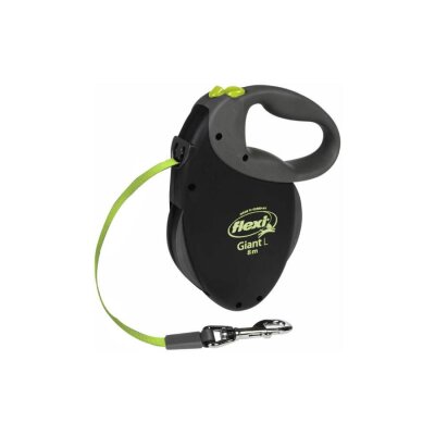 Flexi Neon 8 m Otomatik Şerit Köpek Gezdirme Tasması (XL)