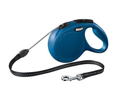 Flexi Mavi 8 m Otomatik İp Köpek Tasması (M)