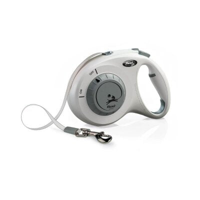 Flexi Select 0-7 m Otomatik Şerit Tasma Açık Gri (max 25 kg)