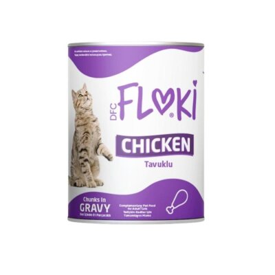 Floki Soslu Tavuklu Yetişkin Kedi Konservesi 400 g