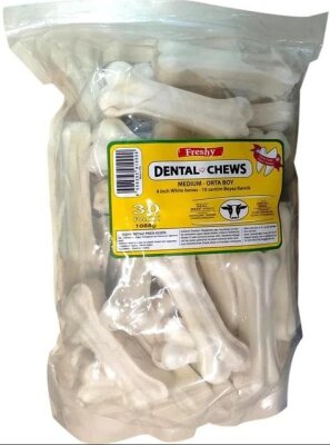 Freshy Beyaz Dental Köpek Kemiği 10 cm 30 Adet