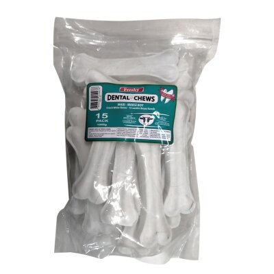 Freshy Beyaz Dental Köpek Kemiği 15 cm 15 Adet