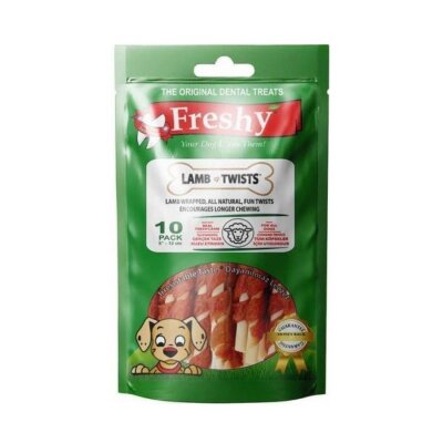 Freshy Kuzu Etli Burgu Dental Çubuk 12 cm 10 Adet