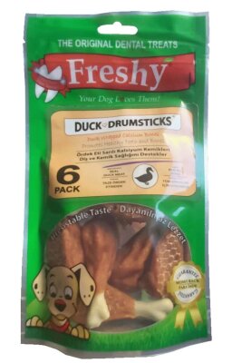 Freshy Ördek Etli Kalsiyumlu But Kemik Ödülü 6 Adet
