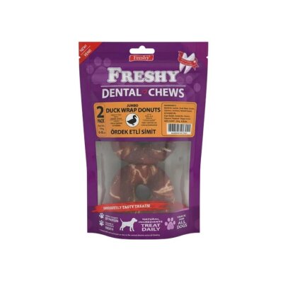 Freshy Ördek Sargılı Donut Köpek Ödülü 2'li 100 g